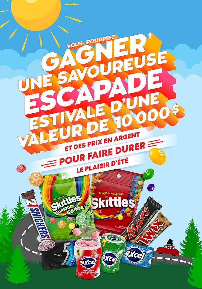Courez la chance de gagner† une escapade estivale d’une valeur de 10 000 $ et des prix en argent pour profiter pleinement de l’été